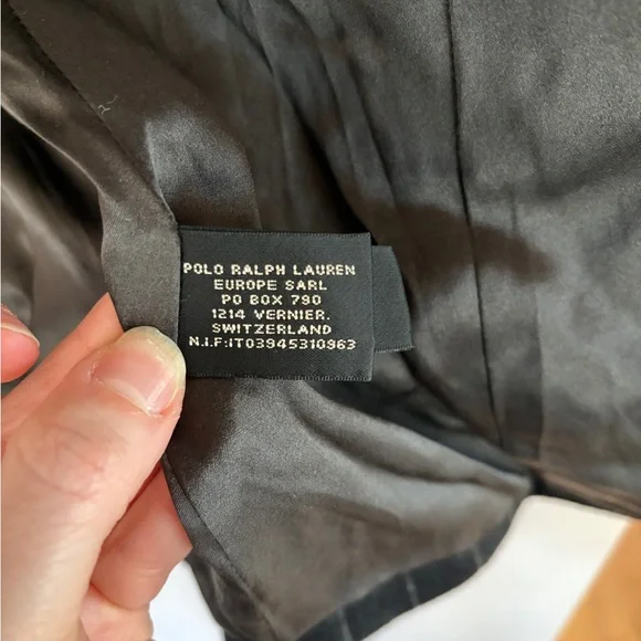 Ralph Lauren Black Label - 100% Merino Wool - Pinstripe Blazer - 8 - Picture 3 of 17